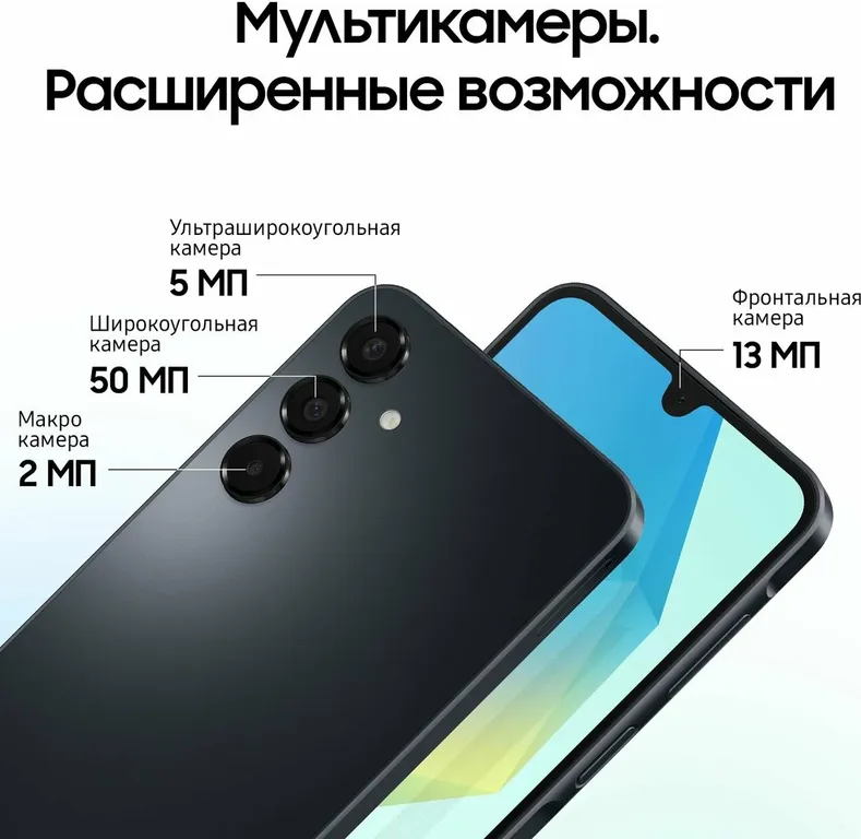 Смартфон Samsung Galaxy A16 6/128 Black