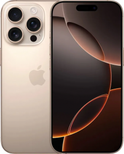 Смартфон Apple iPhone 16 Pro 512GB, Desert Titanium (eSIM)
