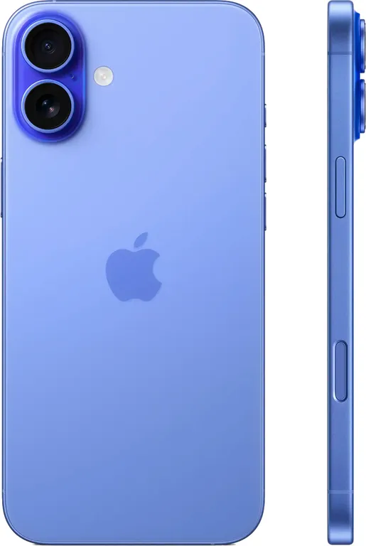 Смартфон Apple iPhone 16 Plus 128GB eSIM, Ultramarine (Фиолетовый)