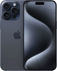 Смартфон Apple iPhone 15 Pro Max 1TB, Титановый синий (eSIM)