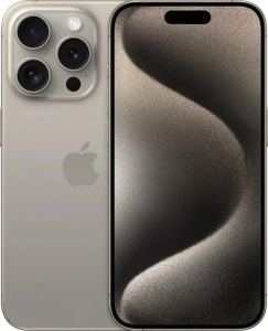 Смартфон Apple iPhone 15 Pro 256Gb natural titanium Dual Sim