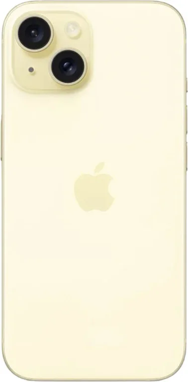 Смартфон Apple iPhone 15 128GB (nanoSIM+eSIM, Yellow)
