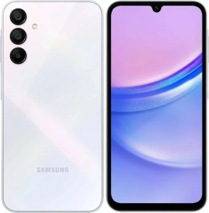 Смартфон Samsung Galaxy A15 8/256 ГБ, белый (Light Blue)