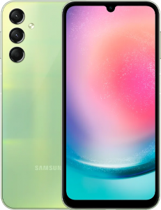 Смартфон Samsung Galaxy A24 6/128 Гб, зеленый