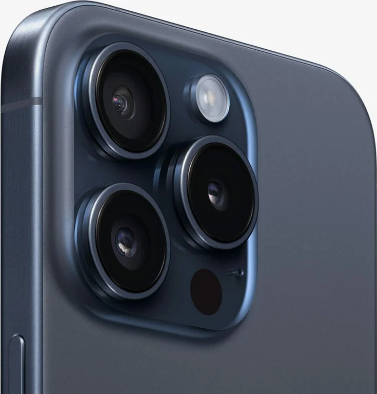 Смартфон Apple iPhone 15 Pro Max 256GB (nanoSIM+eSIM, Blue Titanium)